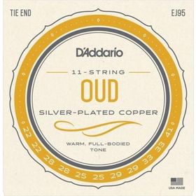 D'addario EJ95 Ud Silver Plated Wound Tel Seti