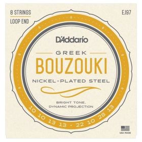 D'addario EJ97 8'li Takım Nıckelplated Steel Wo Buzuki Tel Seti