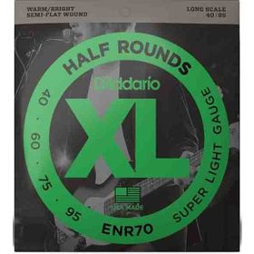 D'addario ENR70 Half Round Bass Regular Light Bas Gitar Tel Seti