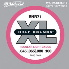 D'addario ENR71 Half Rounds Medium Bas Tel Set