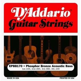 D'addario EPBB170 Akustik Bass Gitar Tel Seti