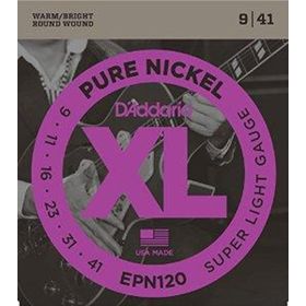 D'addario EPN120 Xl Pure Nickel 9-41 Sup Elektro Gitar Tel Seti