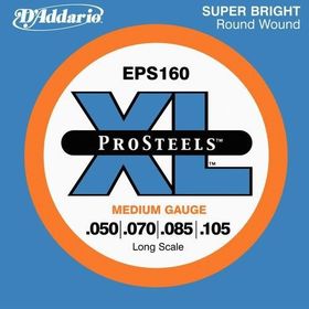 D'addario EPS160 Prosteel Medium Bas Tel Set