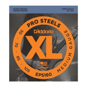 D'addario EPS160 Prosteel Medium Bas Tel Set