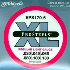 D'addario EPS170-6 Bass Gitar Tel Seti