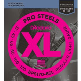 D'addario EPS170-6SL Bass Gitar Tel Seti