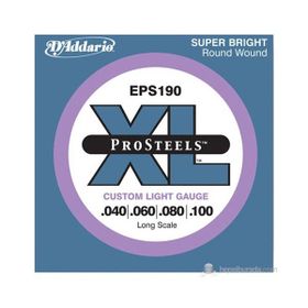 D'addario EPS190 Bass Gitar Tel Seti