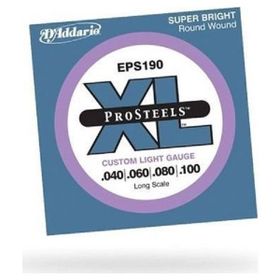 D'addario EPS190 Prosteel 40100 Bas Tel Set