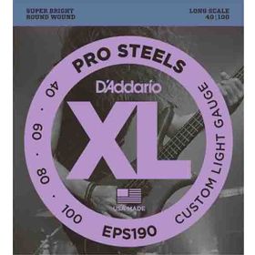D'addario EPS190 Xl 40-100 Long Scale Proste Bas Gitar Tel Seti