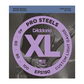 D'addario EPS190 Xl 40-100 Long Scale Proste Bas Gitar Tel Seti