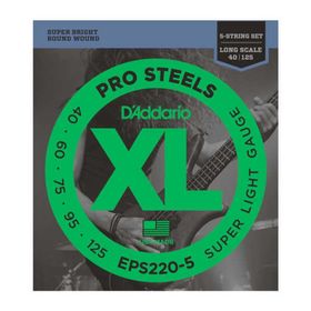 D'addario EPS220-5 Bass Gitar Tel Seti