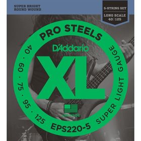 D'addario EPS220-5 Bass Gitar Tel Seti