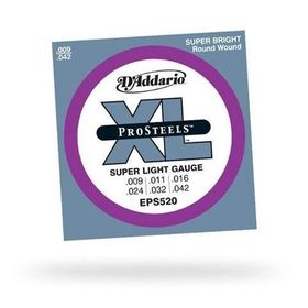 D'addario EPS520 Prosteel Super Light 0.9 Set Elektro Tel