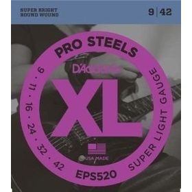 D'addario EPS520 Prosteel Super Light 0.9 Set Elektro Tel