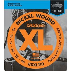 D'addario ESXL110 Steinberger Çift Topuz 10 Elektro Tel Set
