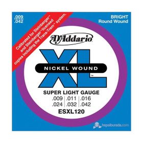 D'addario ESXL120 Elektro Gitar Tel Seti