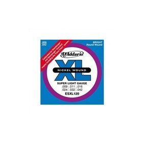 D'addario ESXL120 Steinberger 009 Elektro Tel Set