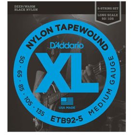 D'addario ETB92-5 5 Telli Xl Serisi Bas Gitar Tel Seti