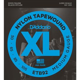 D'addario ETB92 Xl Serisi Nylon Tapewound Bl Bas Gitar Tel Seti