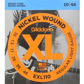 D'addario EXL110 Regular Light 010 Elektro Tel Set