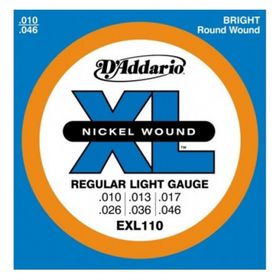 D'addario EXL110 Regular Light 010 Elektro Tel Set