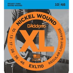 D'addario EXL110 Regular Light 010 Elektro Tel Set