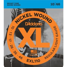 D'addario EXL110 Regular Light 010 Elektro Tel Set