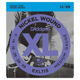 D'Addario EXL115 Blues / Jazz Elektro Gitar Teli