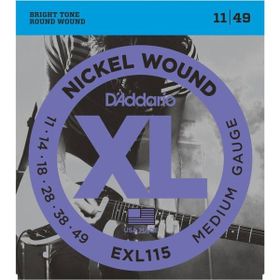D'Addario EXL115 Blues / Jazz Elektro Gitar Teli