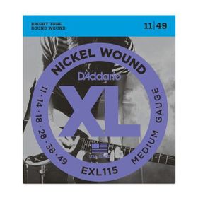 D'Addario EXL115 Blues / Jazz Elektro Gitar Teli