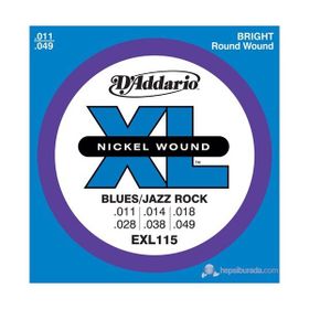 D'addario EXL115BT Gtr Bal Xl Medium Elektro Tel Set