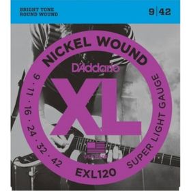 D'addario EXL120 9-42 Super Light Elektro Gitar Teli