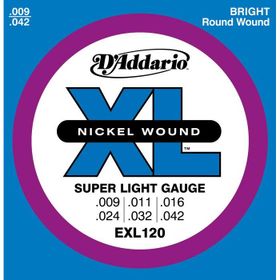 D'addario EXL120 Elektro Gitar Teli