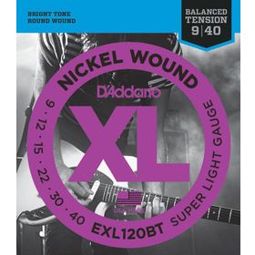 D'addario EXL120BT Gtr Bal Xl Elektro Tel Set