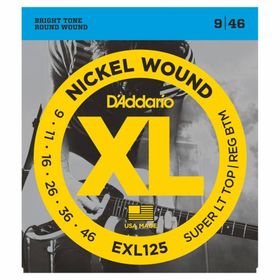 D'addario EXL125 Super Tops 09 Elektro Tel Set