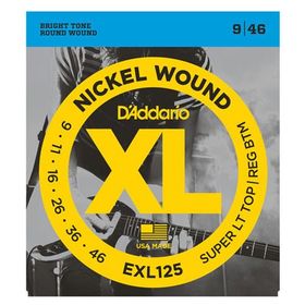 D'addario EXL125 Super Tops 09 Elektro Tel Set