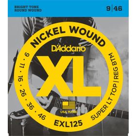 D'addario EXL125 Super Tops 09 Elektro Tel Set