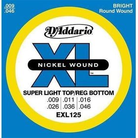 D'addario EXL125 Super Tops 09 Elektro Tel Set