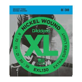 D'addario EXL130 Extrasuper Light 008 Elektro Tel Set