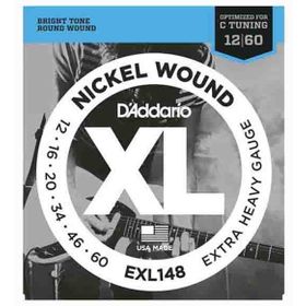 D'addario EXL148 Xl 12-60 Extra Heavy Elektro Gitar Tel Seti
