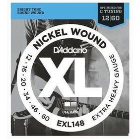 D'addario EXL148 Xl 12-60 Extra Heavy Elektro Gitar Tel Seti