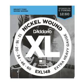 D'addario EXL148 Xl 12-60 Extra Heavy Elektro Gitar Tel Seti