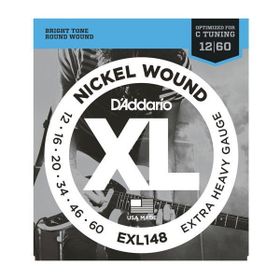 D'addario EXL148 Xl 12-60 Extra Heavy Elektro Gitar Tel Seti