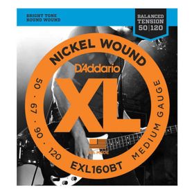 D'addario EXL160BT Bal Xl 50120 Long Bas Tel Set