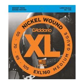 D'addario EXL160SL Bass Gitar Tel Seti
