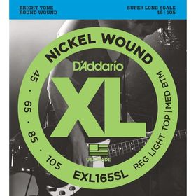D'addario EXL165SL Xl Serisi Nickel Wound Reg L Bas Gitar Tel Seti