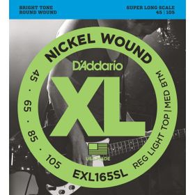D'addario EXL165SL Xl Serisi Nickel Wound Reg L Bas Gitar Tel Seti