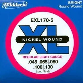 D'addario EXL170-5 Bass Gitar Tel Seti