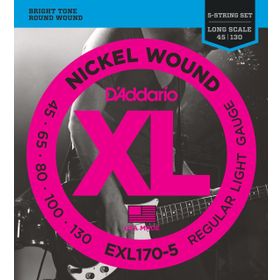 D'addario EXL170-5 Bass Gitar Tel Seti