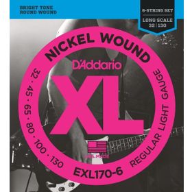 D'addario EXL170-6 Bass Gitar Tel Seti